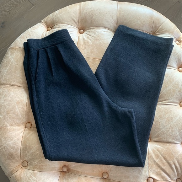 ST. John Sportswear Black Knit Size 12 Pant - Picture 1 of 8